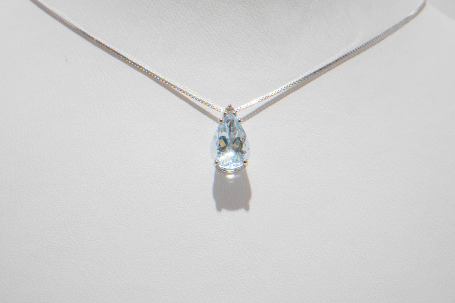 COLLANA Acquamarina Goccia