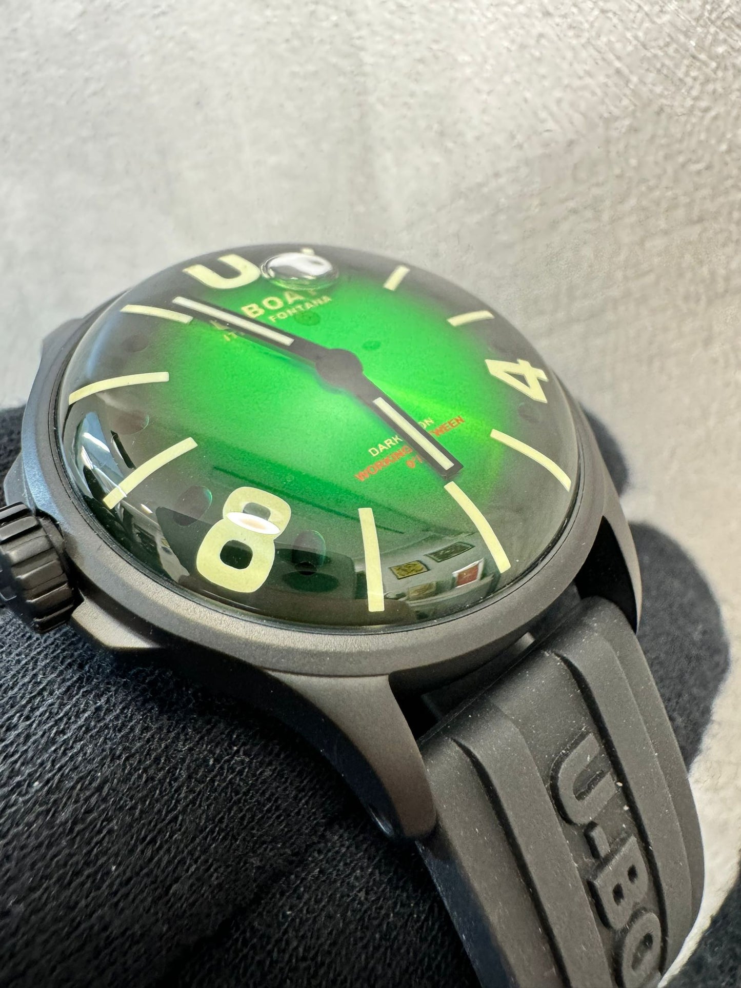 U-BOAT Darkmoon Green PVD Soleil