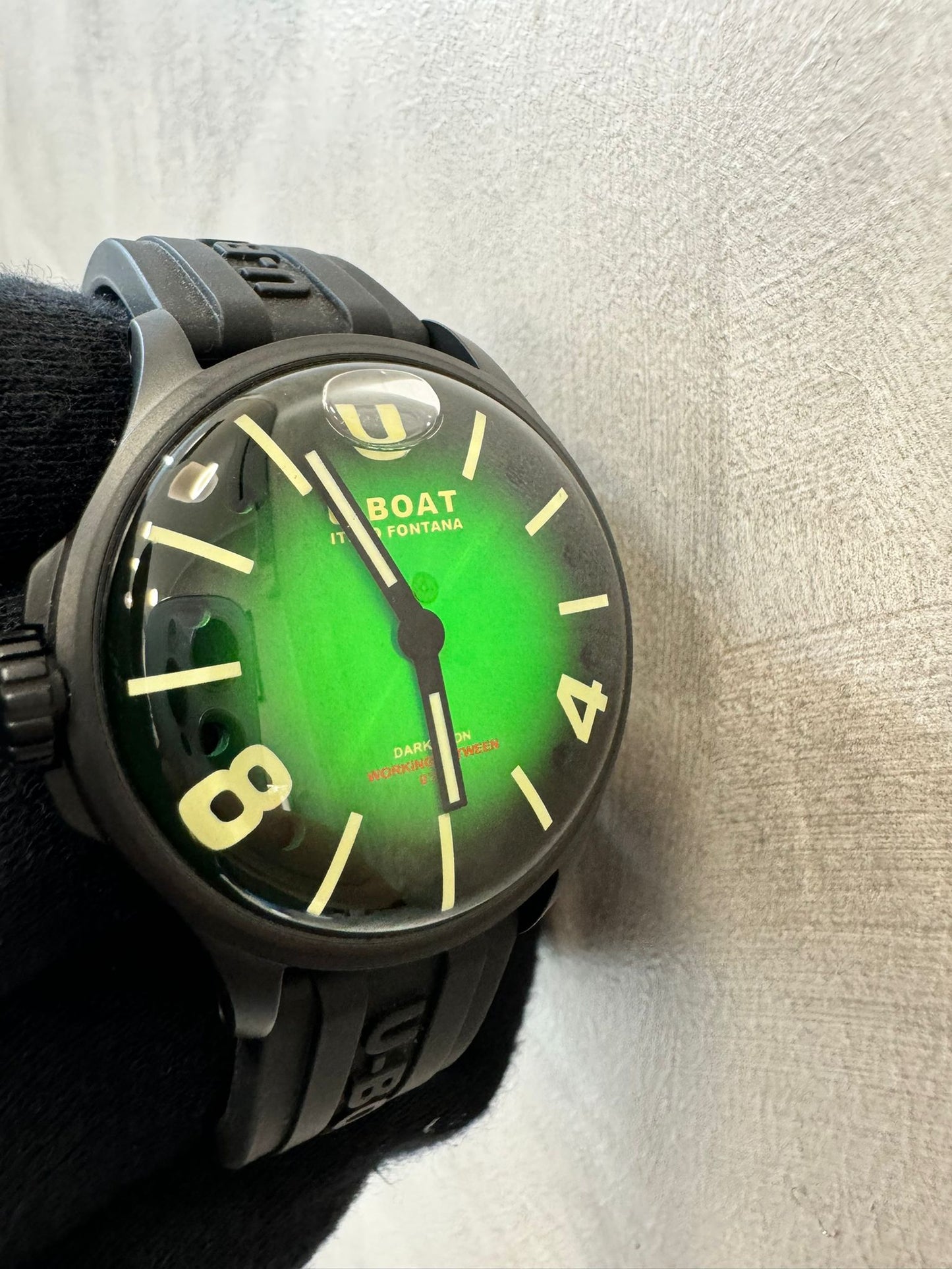 U-BOAT Darkmoon Green PVD Soleil