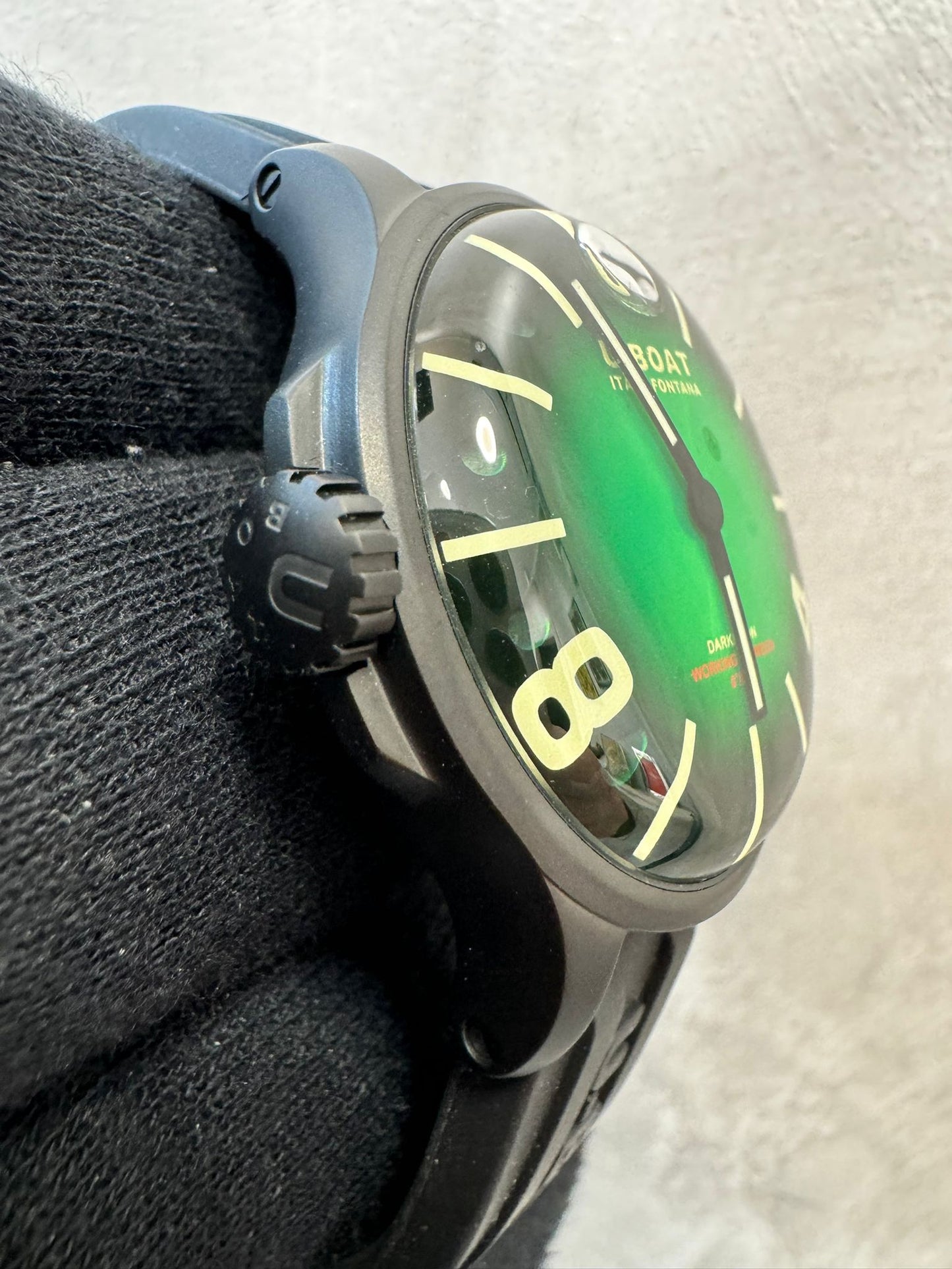 U-BOAT Darkmoon Green PVD Soleil